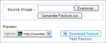 Generador online de favicon