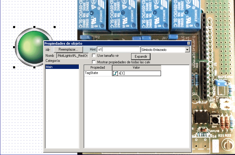 Indusoft objeto propiedades