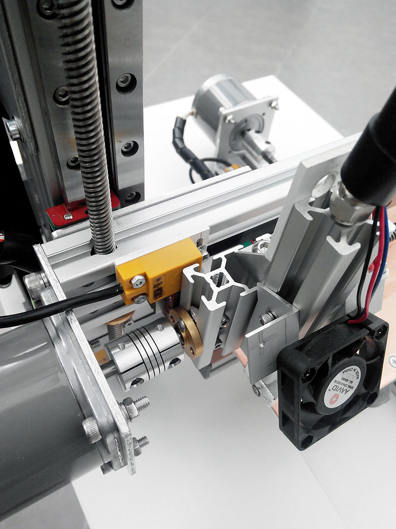 Impresora alciro-3D printer Eje Y con estrusora