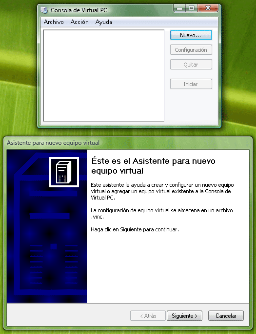 Instalar de ventanas 98 virtual pc